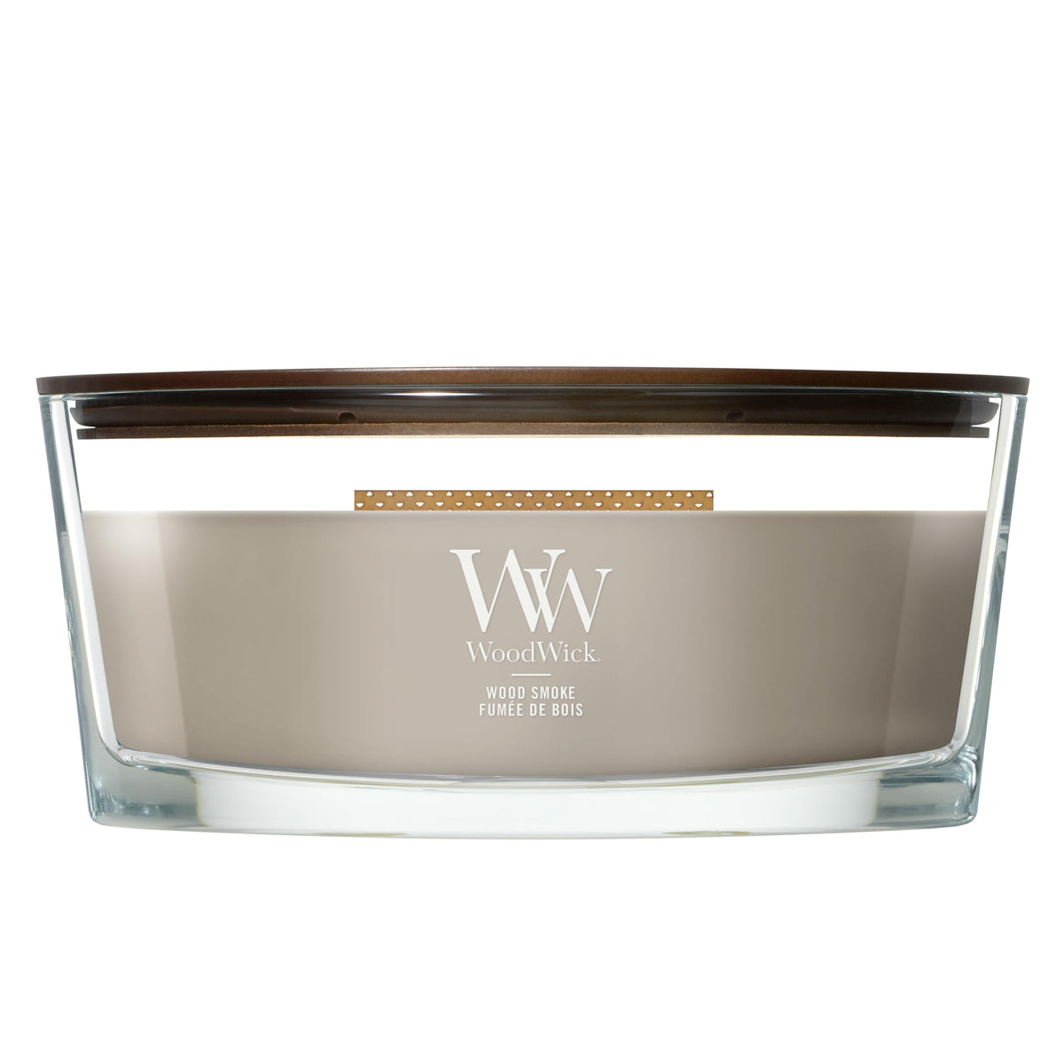 WoodWick Vanilla Bean Scented Candle, Crackling Wick, 9.7oz