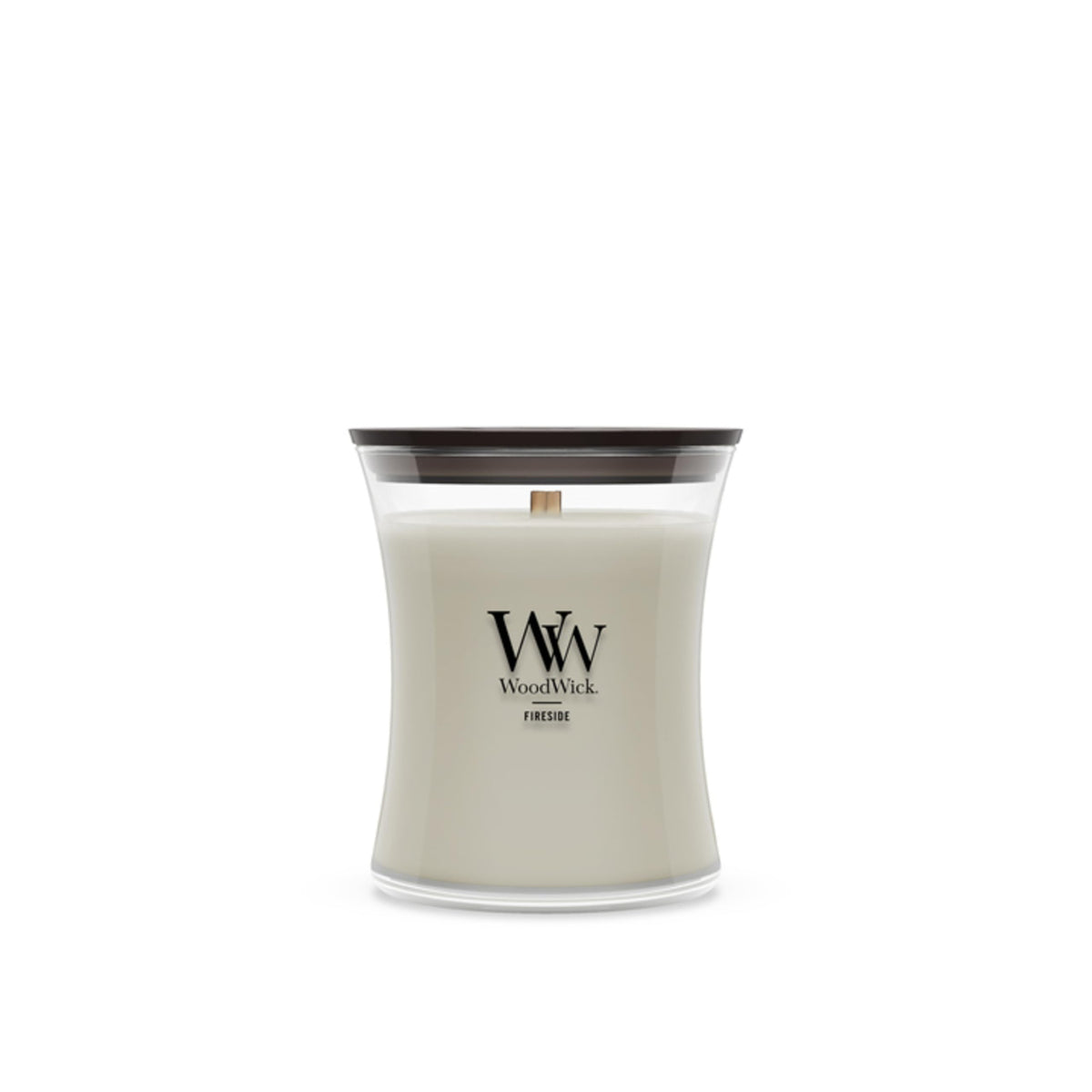 WoodWick Fireside Scented Candle, Crackling Wick, 9.7oz