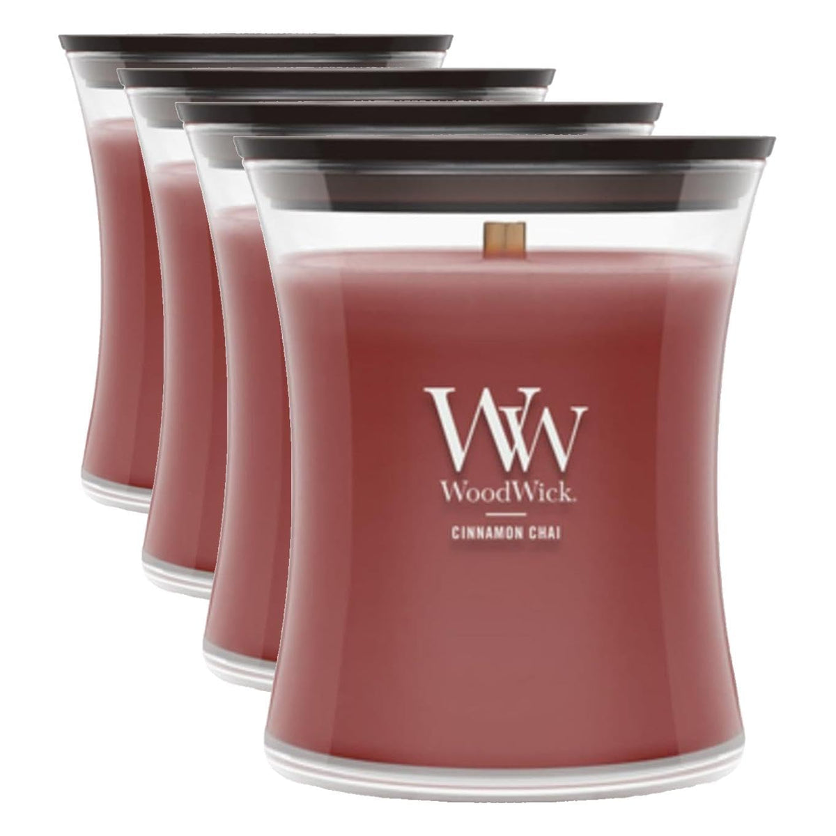 WoodWick Vanilla Bean Scented Candle, Crackling Wick, 9.7oz