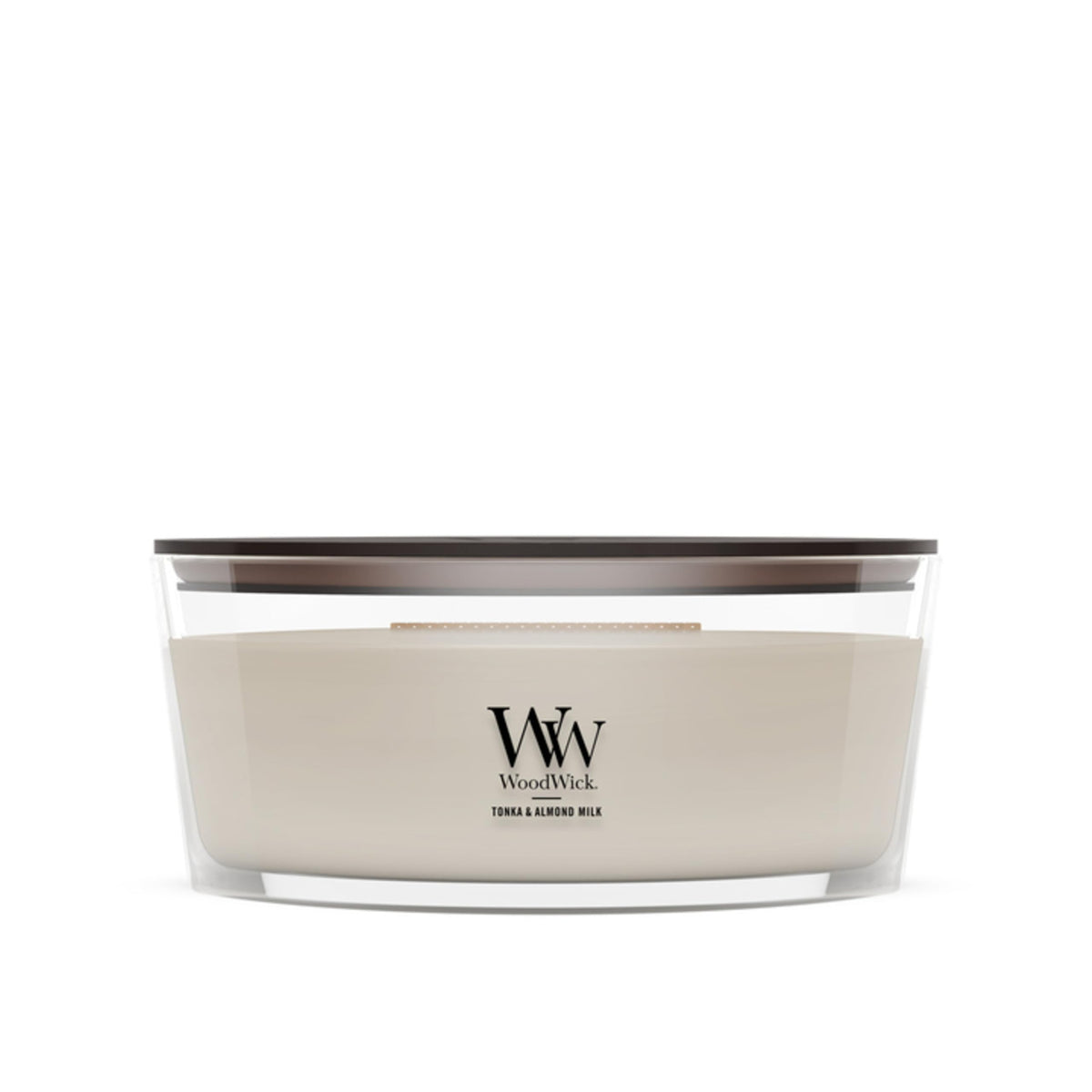 WoodWick Vanilla Bean Scented Candle, Crackling Wick, 9.7oz