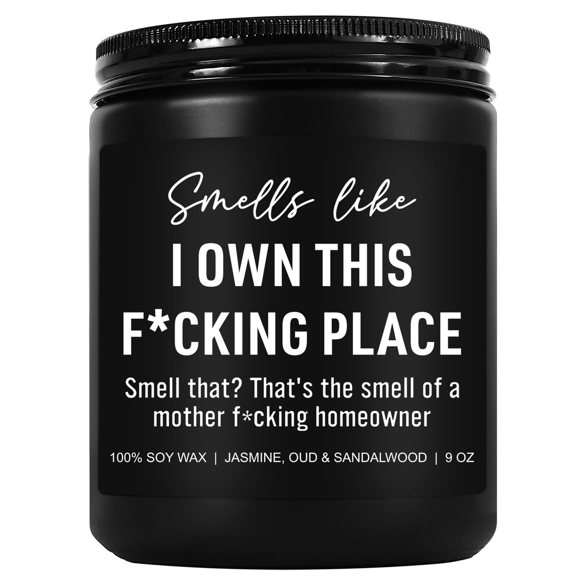 Younift Funny Scented Candle, House Warming Gifts New Home, Housewarming Gifts for Women, Men, Couple, New Homeowner - First Apartment Essentials - Closing Presents for Home Buyers - 9 oz