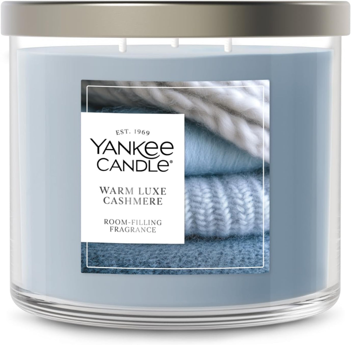 Yankee Candle Warm Luxe Cashmere Scented Candle, 14.5oz 3-Wick