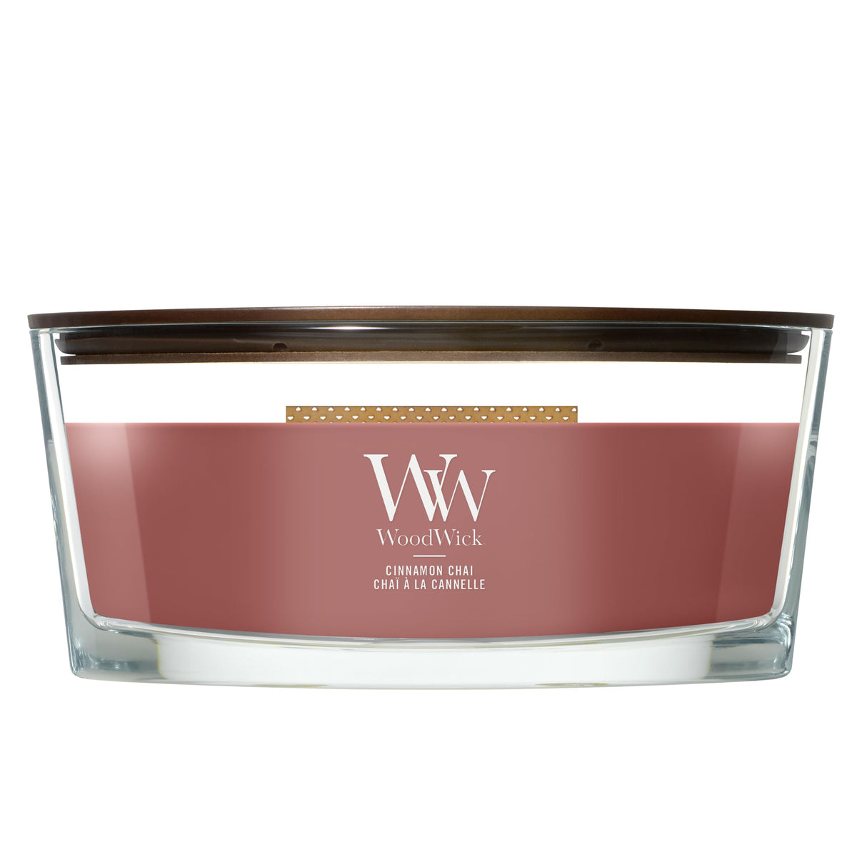 WoodWick Vanilla Bean Scented Candle, Crackling Wick, 9.7oz