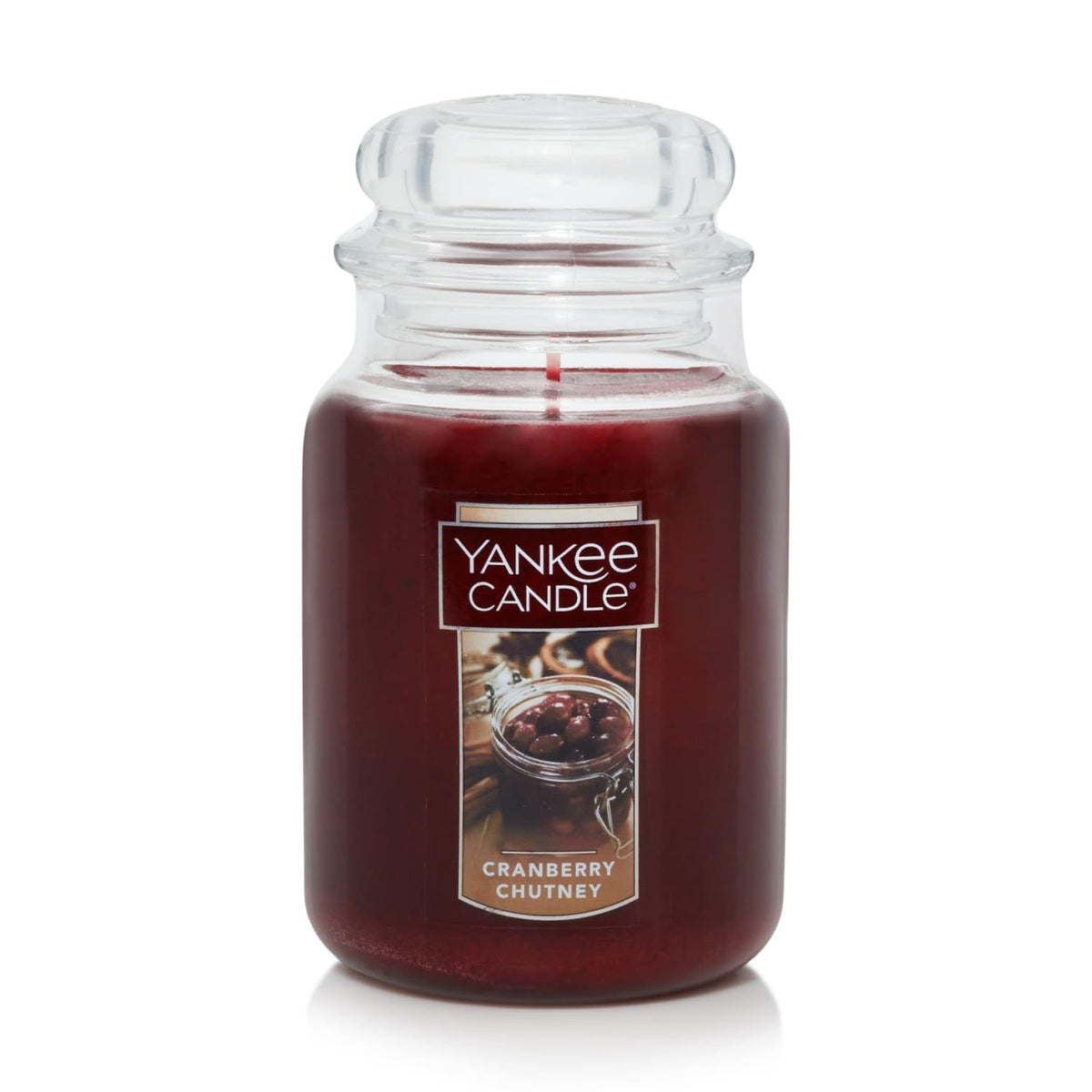 Yankee Candle Sparkling Cinnamon Scented Classic 22oz Large Jar Single Wick Candle Over 110 Hours of Burn Time