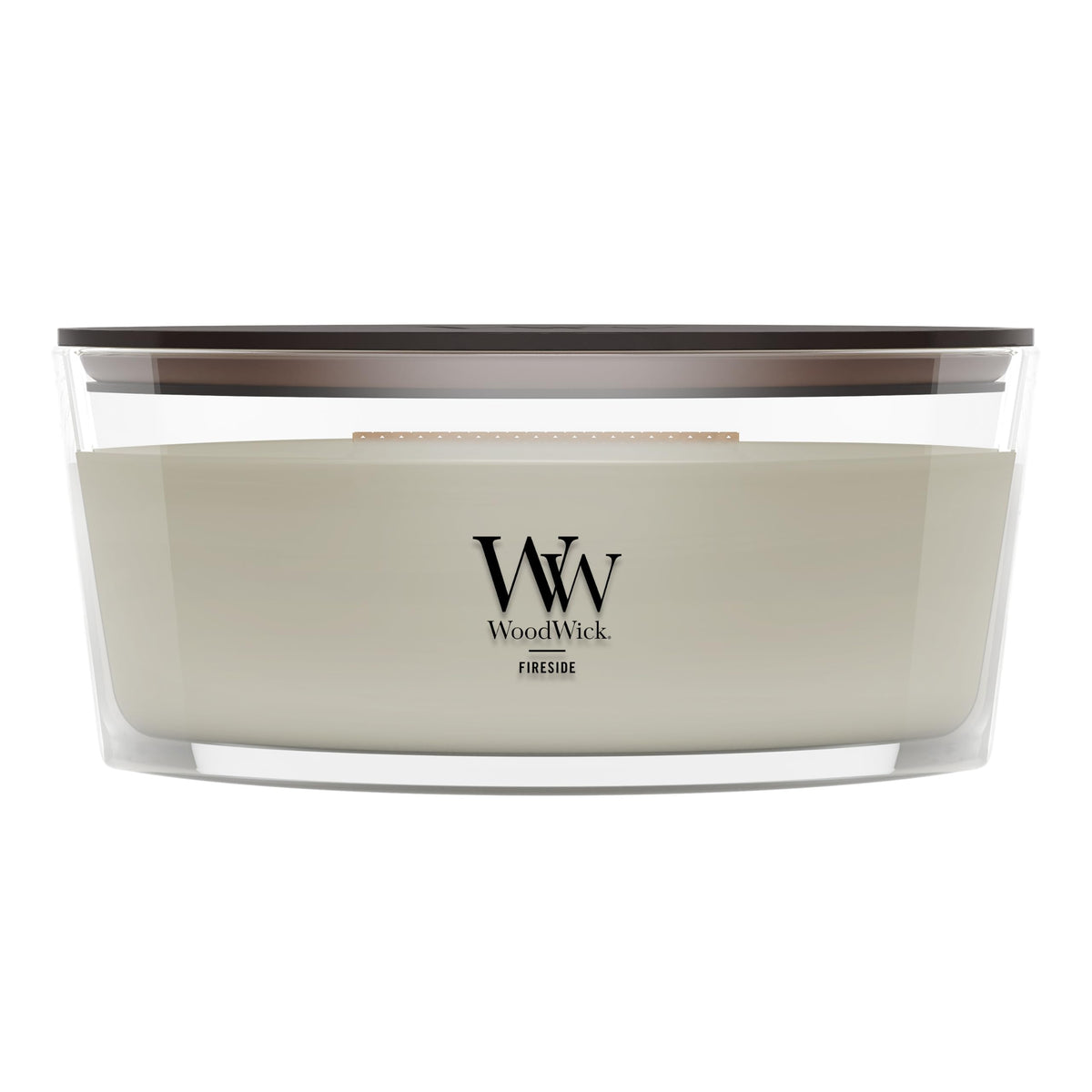 WoodWick Fireside Scented Candle, Crackling Wick, 9.7oz