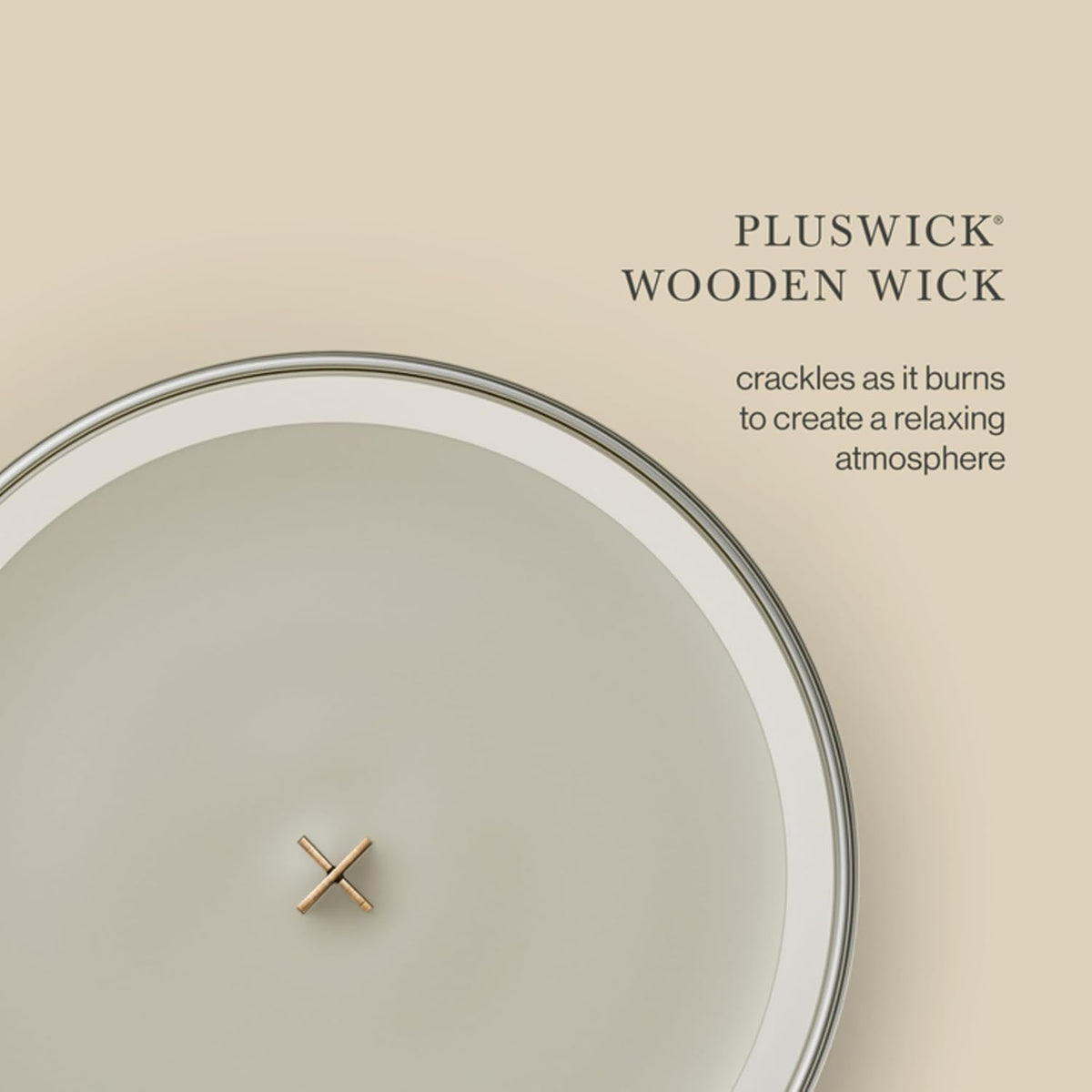 WoodWick Fireside Scented Candle, Crackling Wick, 9.7oz