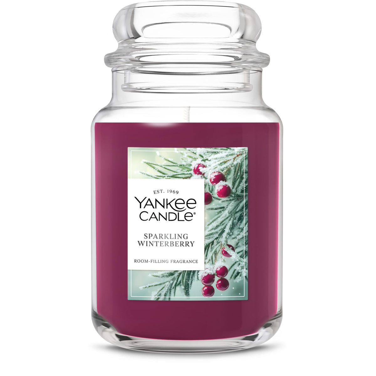 Yankee Candle Sparkling Cinnamon Scented Candle, 22oz Large Jar
