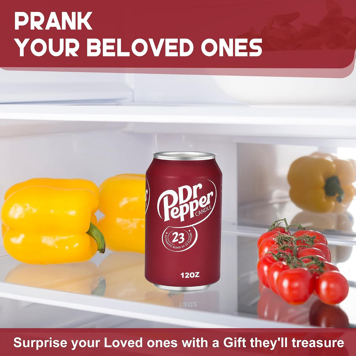 Doctor Pepper Candle - Smells Like the Real Soda - Soy Funny Candles Gift