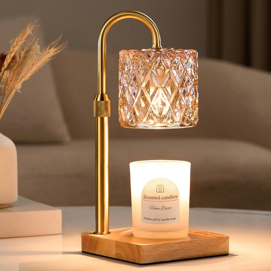 Candle Warmer Lamp with Timer,Wax Melt Warmer Housewarming Gifts for Women
