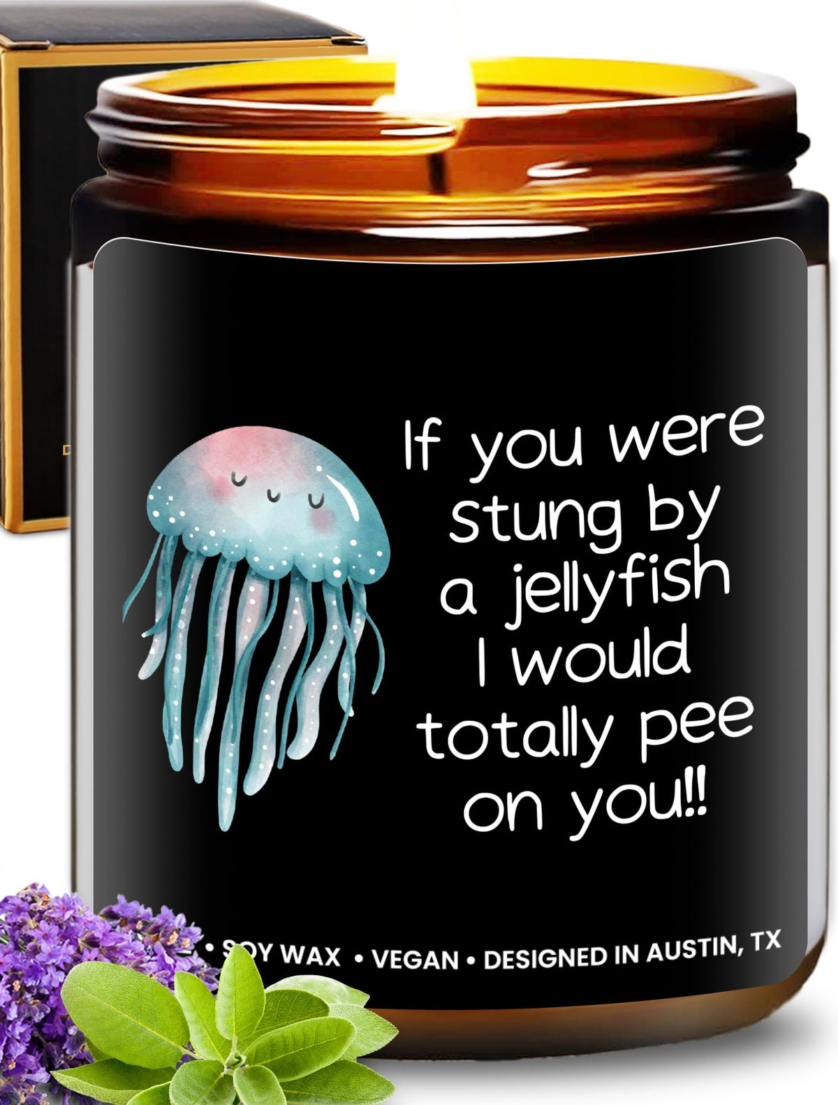 Funny Happy Birthday Candle, Unique Happy Birthday Gifts for Women and Men, Fun Gift Ideas for 30th, 40th, 50th and 60th Birthdays, Back and Body Hurts Candle, Long-Lasting Scent, Gift-Ready