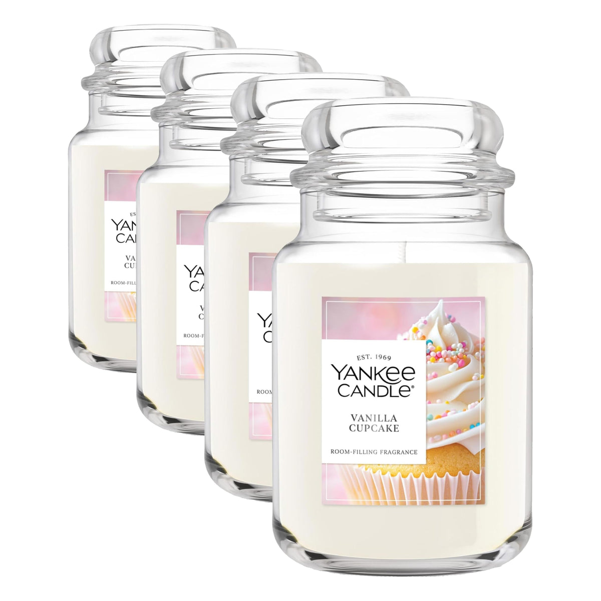 Yankee Candle Vanilla Cupcake Scented Candle, 22oz Large Jar
