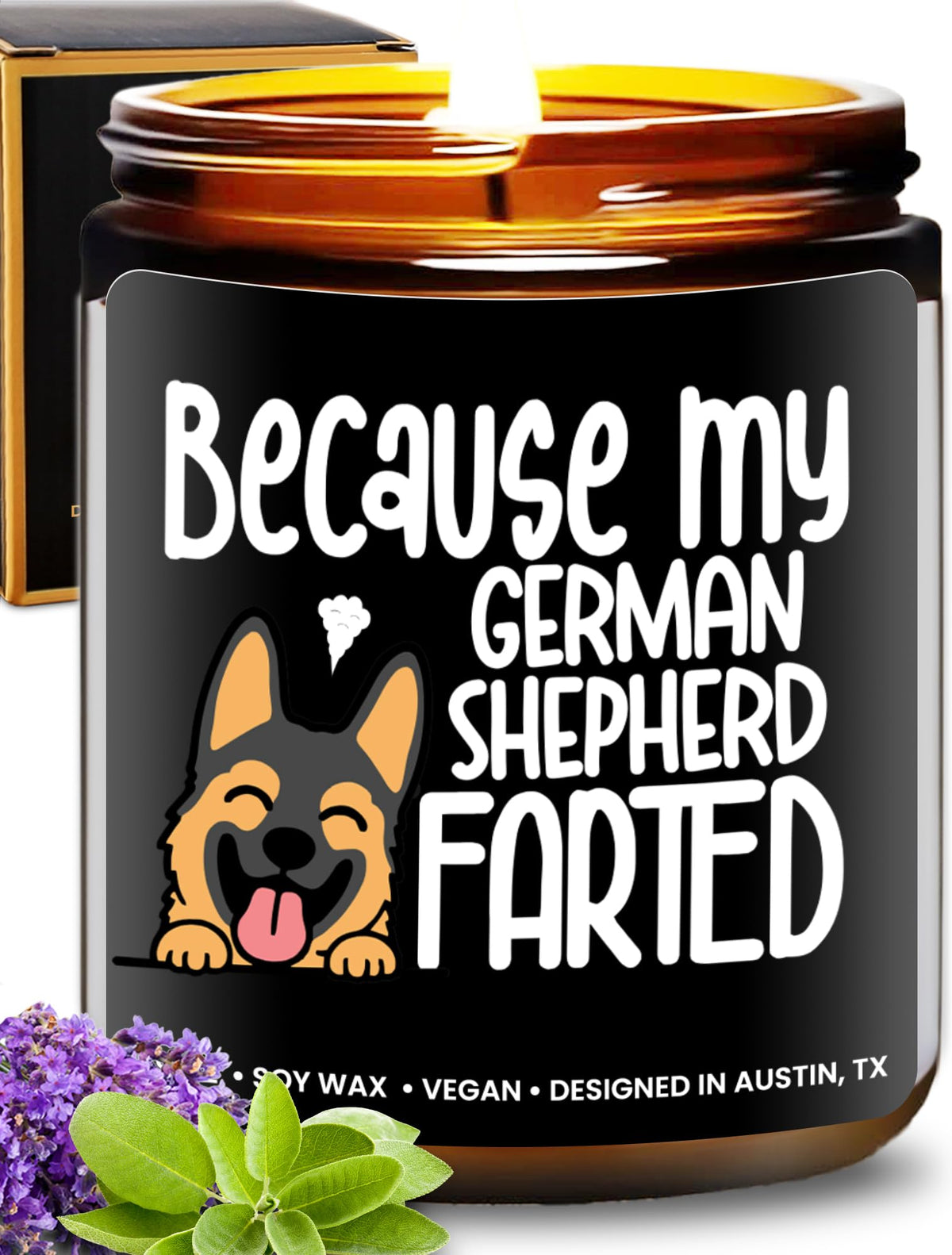 Funny Happy Birthday Candle, Unique Happy Birthday Gifts for Women and Men, Fun Gift Ideas for 30th, 40th, 50th and 60th Birthdays, Back and Body Hurts Candle, Long-Lasting Scent, Gift-Ready