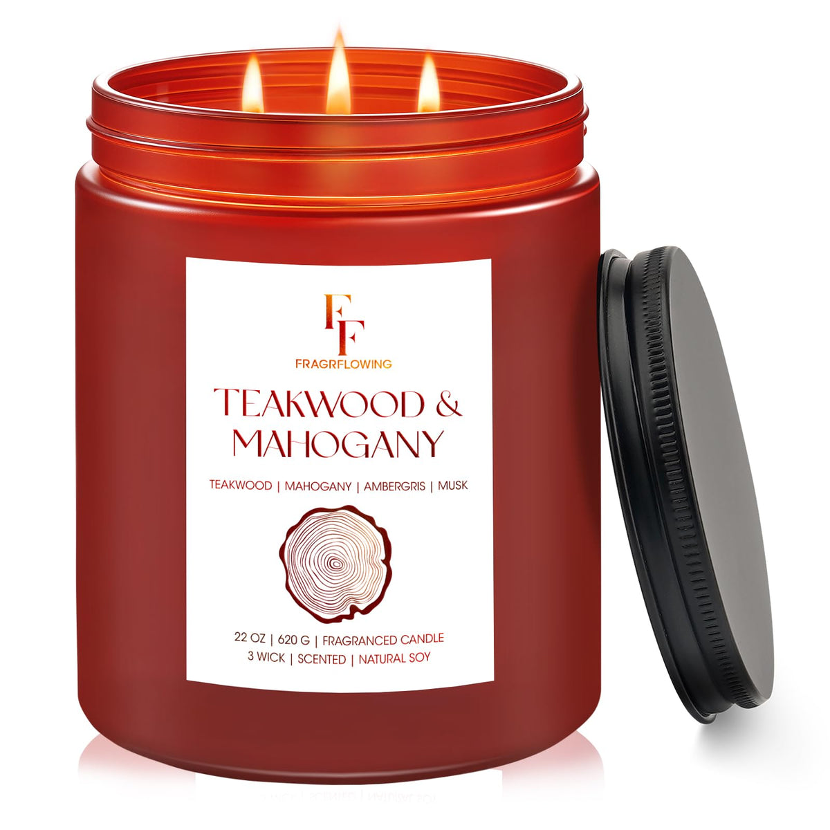 Fall Candles Set, 4 Pack Candles for Home Scented Natural Soy Wax, Autumn Gifts Set for Women Men, Fall Fragrance of Pumpkin/Cinnamon/Vanilla Cupcake/Apple