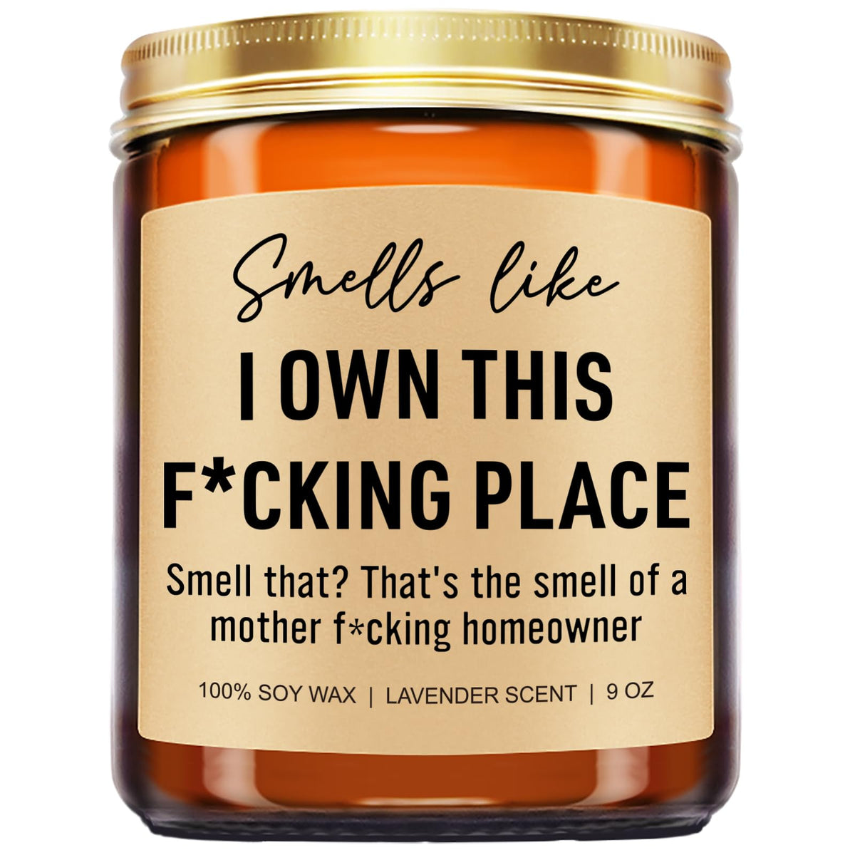 Younift Funny Scented Candle, House Warming Gifts New Home, Housewarming Gifts for Women, Men, Couple, New Homeowner - First Apartment Essentials - Closing Presents for Home Buyers - 9 oz