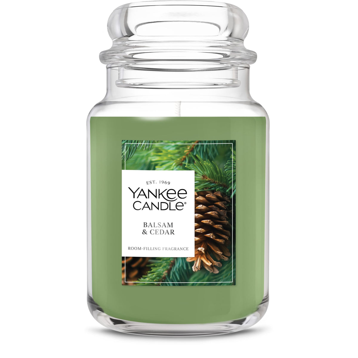 Yankee Candle Balsam & Cedar Scented Candle, 22oz Large Jar