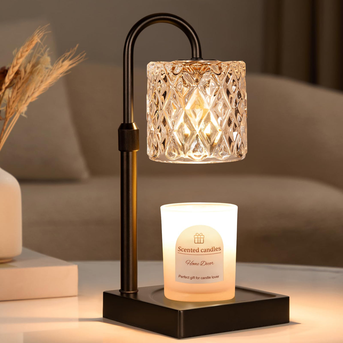 Candle Warmer Lamp with Timer,Wax Melt Warmer Housewarming Gifts for Women