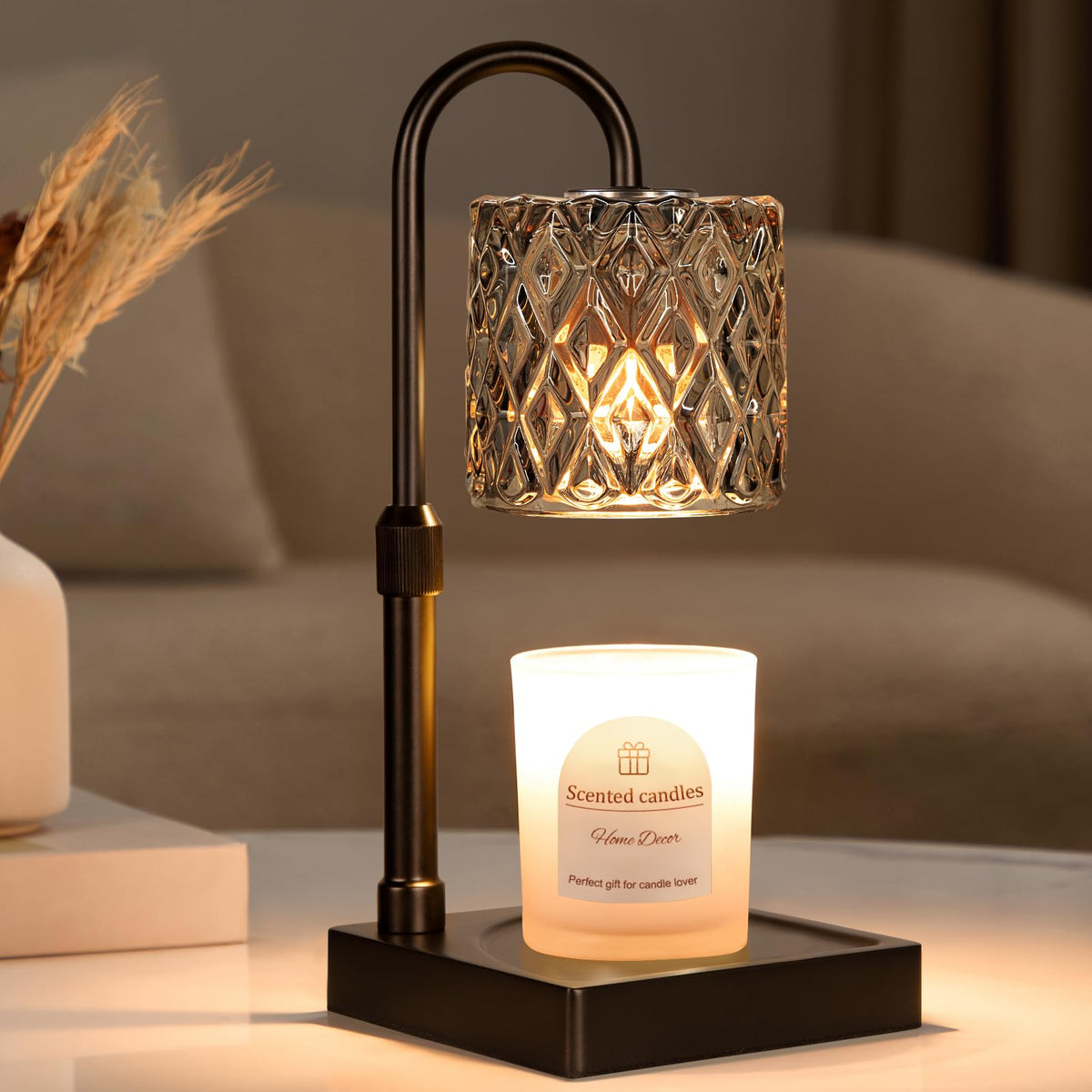 Candle Warmer Lamp with Timer,Wax Melt Warmer Housewarming Gifts for Women