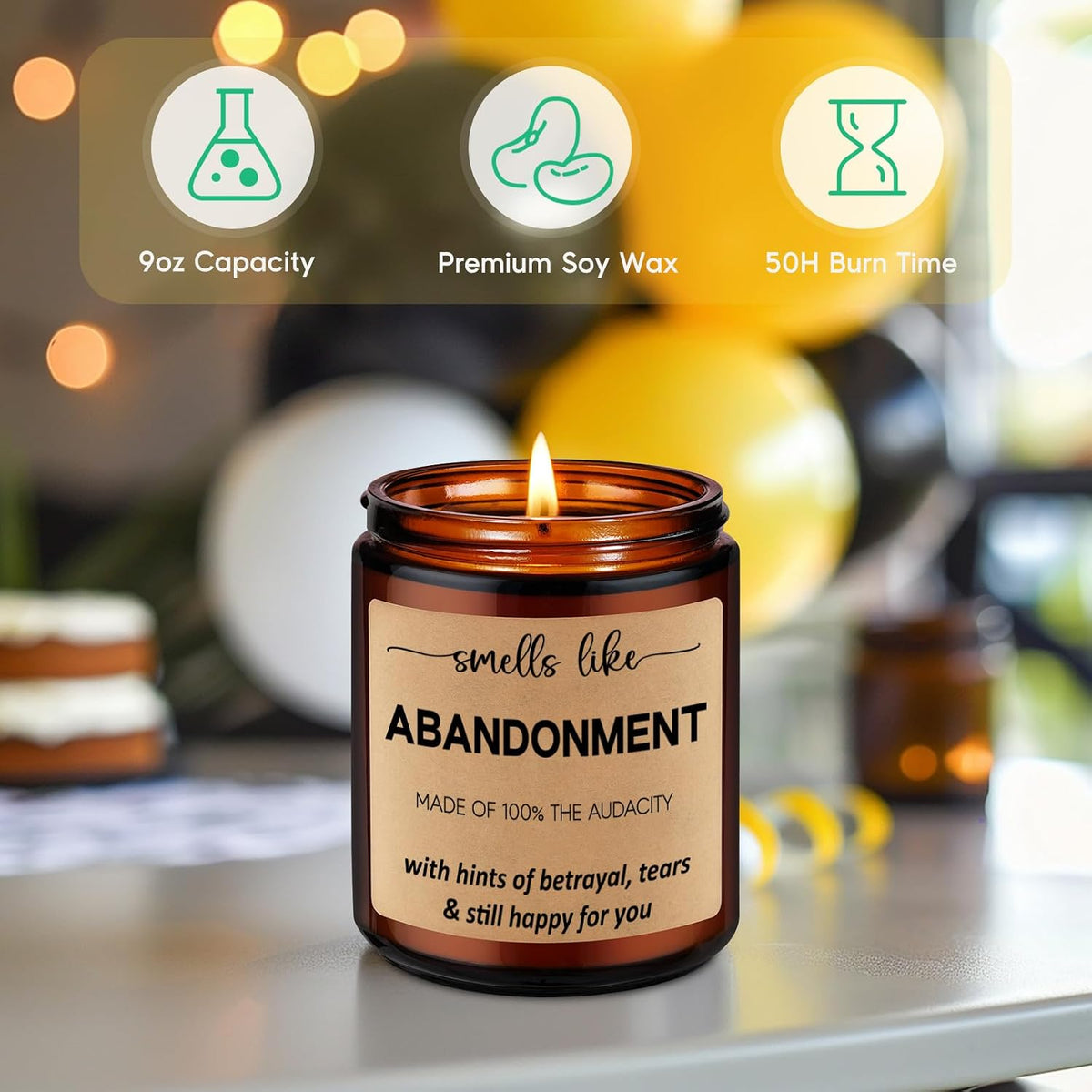 GSPY Candle, Moving Away, Coworker Leaving, Retirement Gifts for Women, Men