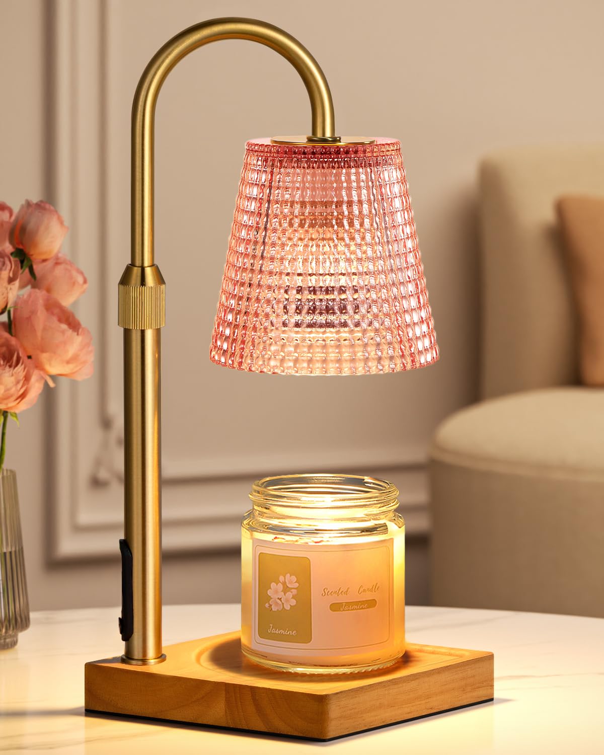 Hong-in Candle Warmer Lamp with Timer, House Warming Gifts New Home Decor