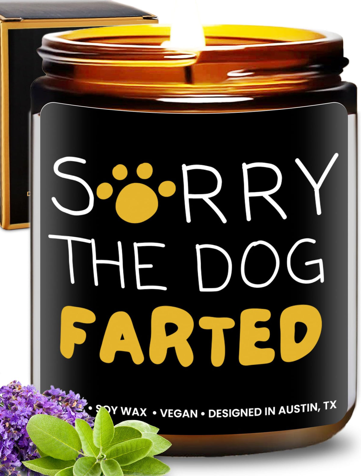 Funny Happy Birthday Candle, Unique Happy Birthday Gifts for Women and Men, Fun Gift Ideas for 30th, 40th, 50th and 60th Birthdays, Back and Body Hurts Candle, Long-Lasting Scent, Gift-Ready