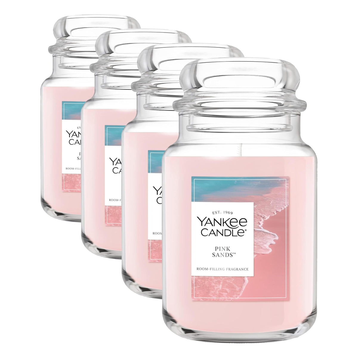 Yankee Candle Pink Sands Scented Candle, 22oz Large Jar
