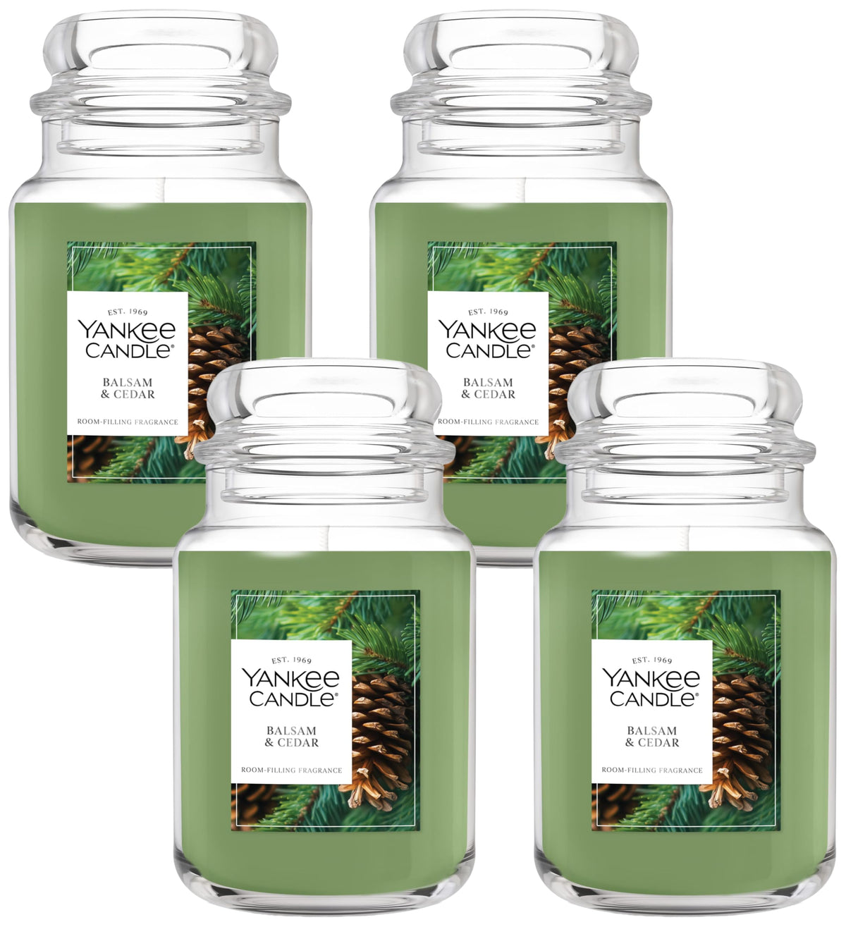 Yankee Candle Balsam & Cedar Scented Candle, 22oz Large Jar