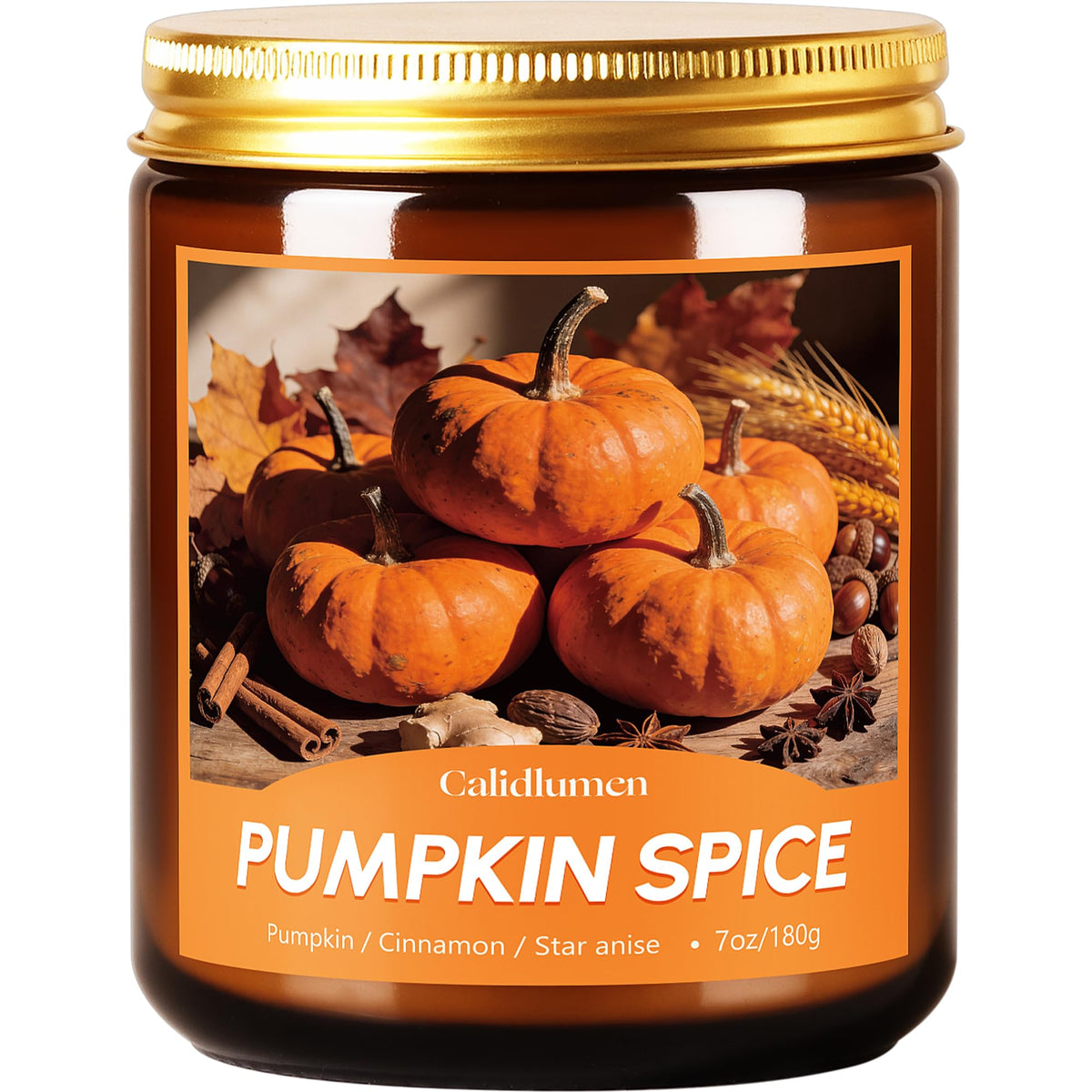 Fall Scented Candles - 6 PC Soy Wax Candle, 42 oz
