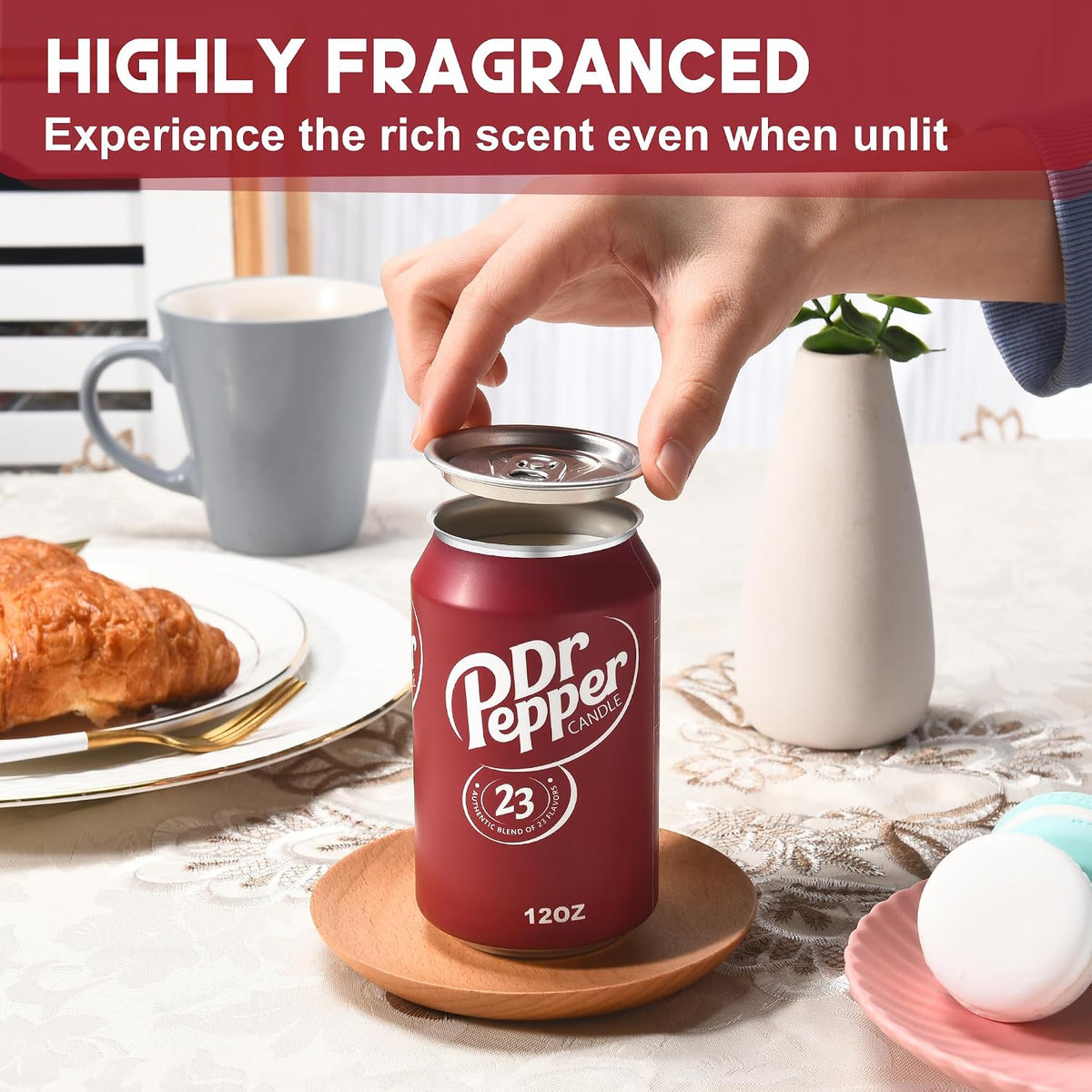 Doctor Pepper Candle - Smells Like the Real Soda - Soy Funny Candles Gift
